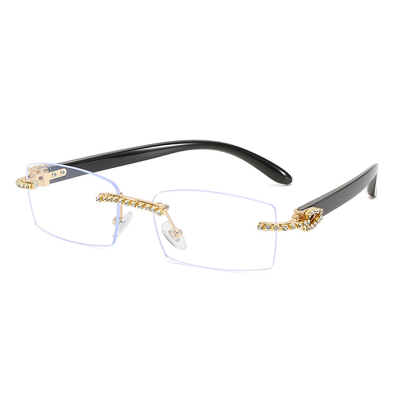 Diamonds Rimless Men's Sunglasses