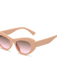 Oval Frame Candy Colored Sunglasses