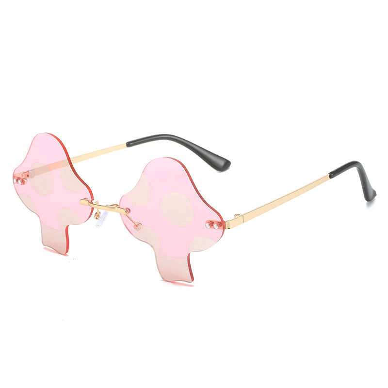 Rimless Mushroom Sunglasses