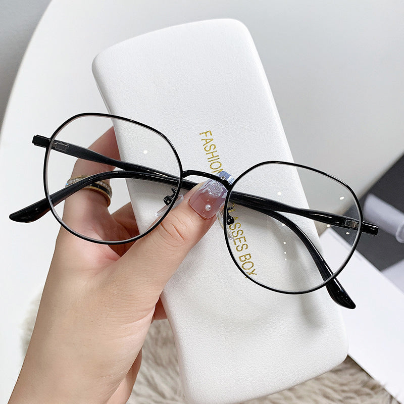Round Metal Anti-Blue Light Glasses 08036