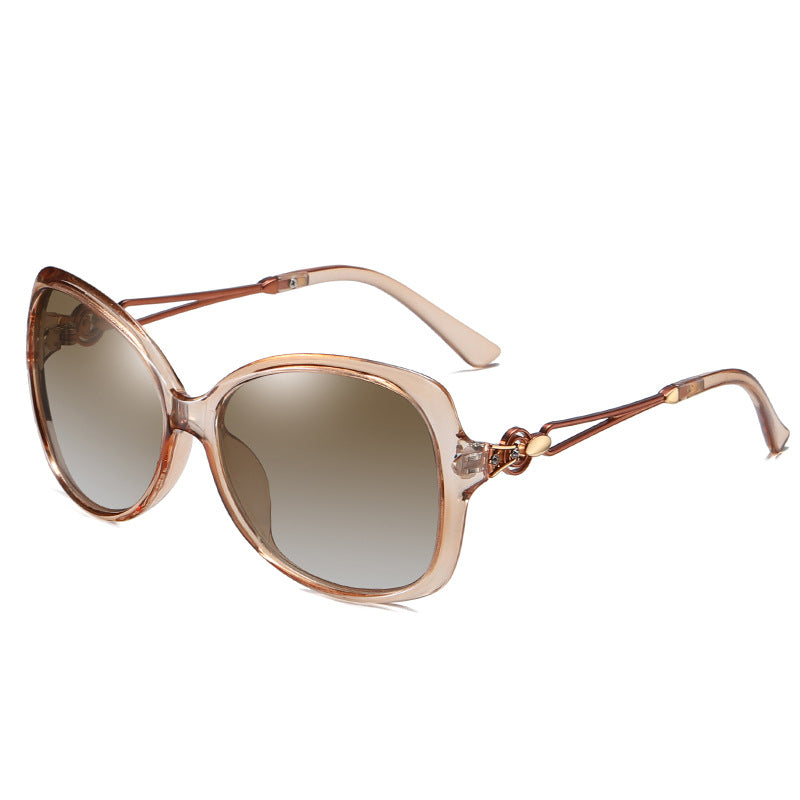 Women's Polarized Big Frame Color Changing Sunglasses A643