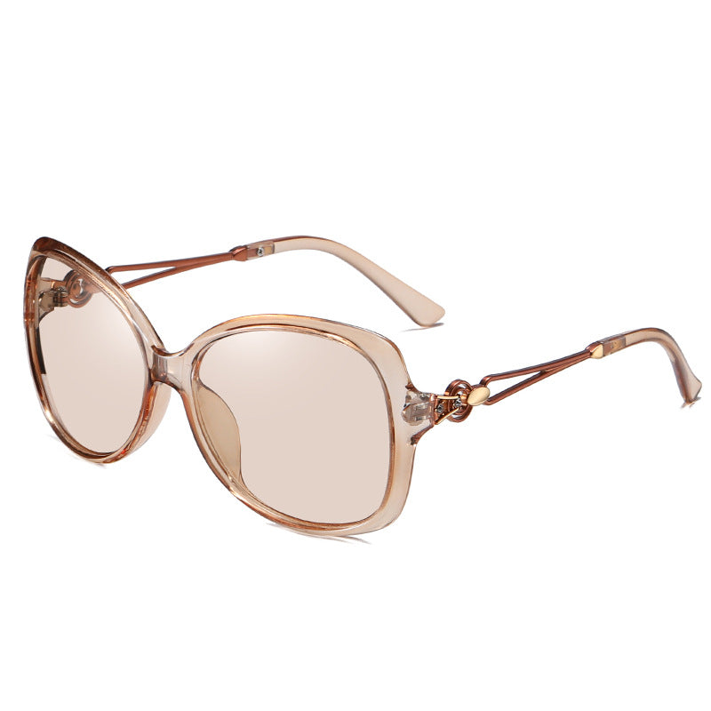 Women's Polarized Big Frame Color Changing Sunglasses A643