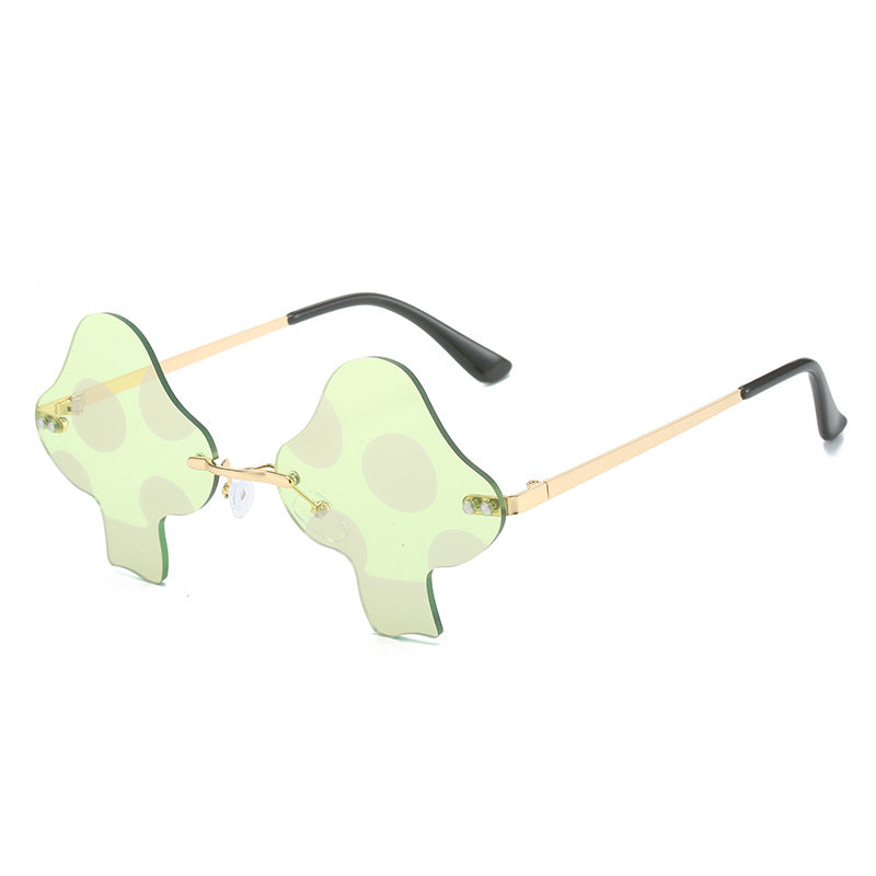 Rimless Mushroom Sunglasses