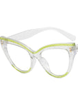 Cat Eye Rivet Optical Frame