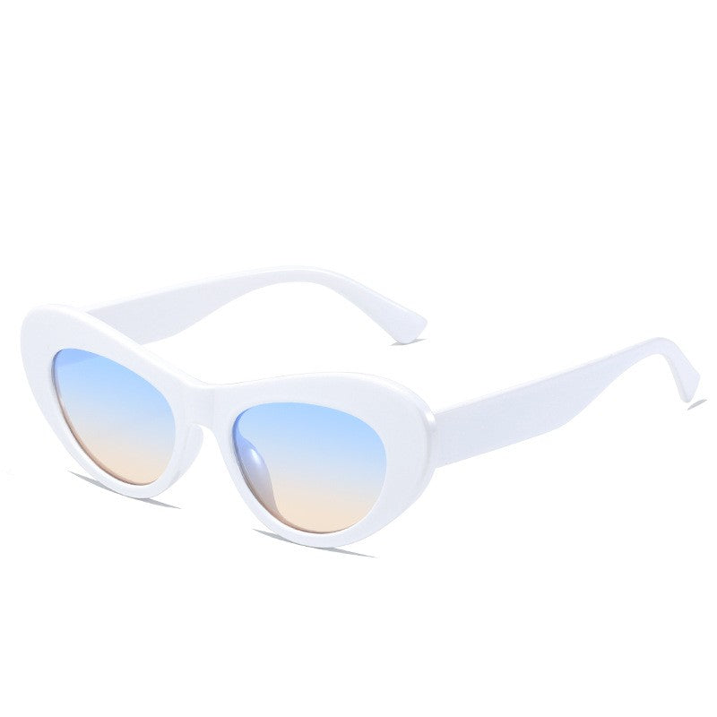 Oval Frame Candy Colored Sunglasses