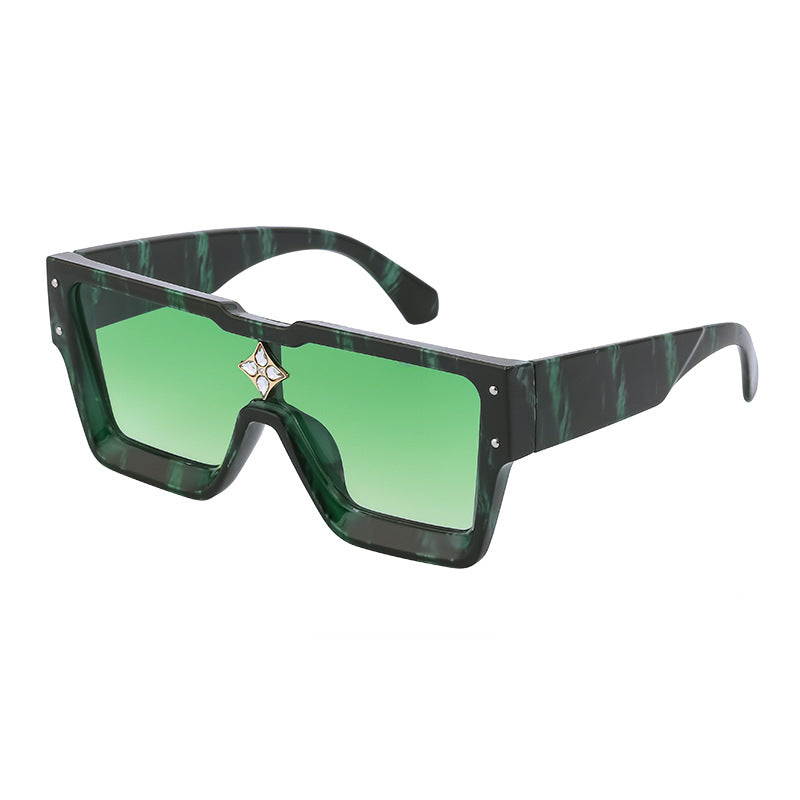 Large Frame Millionaire Sunglasses