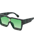 Large Frame Millionaire Sunglasses