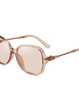Women's Diamond Studded Polarized Color Changing Sunglasses A644