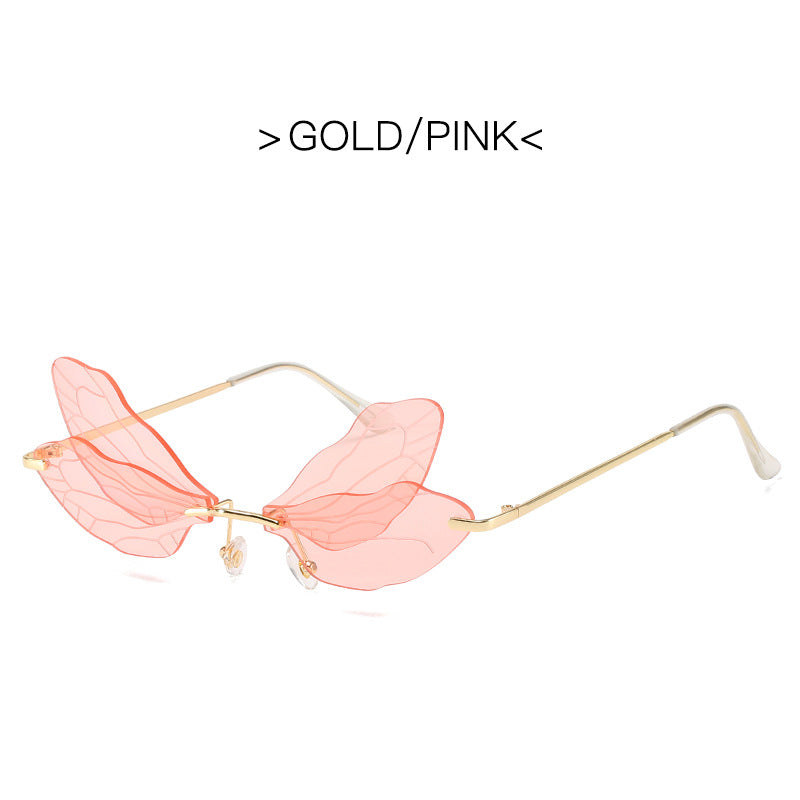 Gradient Color Butterfly Wings Sunglasses