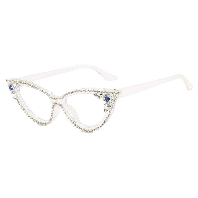 Cat's Eye Diamond Optical Frame