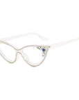 Cat's Eye Diamond Optical Frame