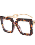 Square  Anti-Blue Light Chain Glasses