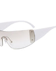 Rimless Pentagram Sunglasses Y2K