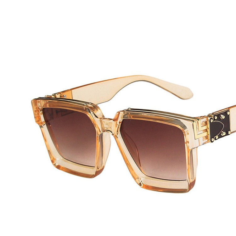 Men's Square Large Frame Sunglasses