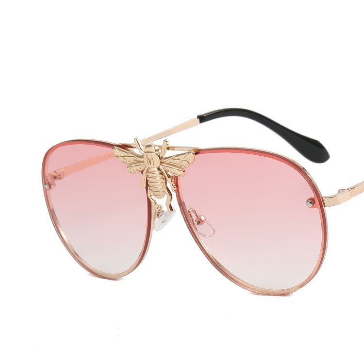 Metal Bee Sunglasses