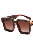 Men's Square Large Frame Sunglasses