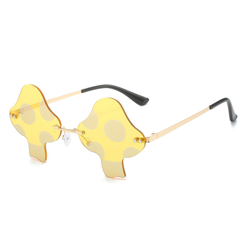 Rimless Mushroom Sunglasses
