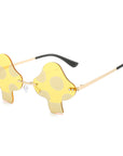 Rimless Mushroom Sunglasses