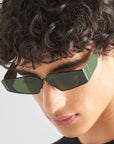 Retro Rimless Y2K Sunglasses