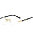 Jelly Colored Rimless Sunglasses