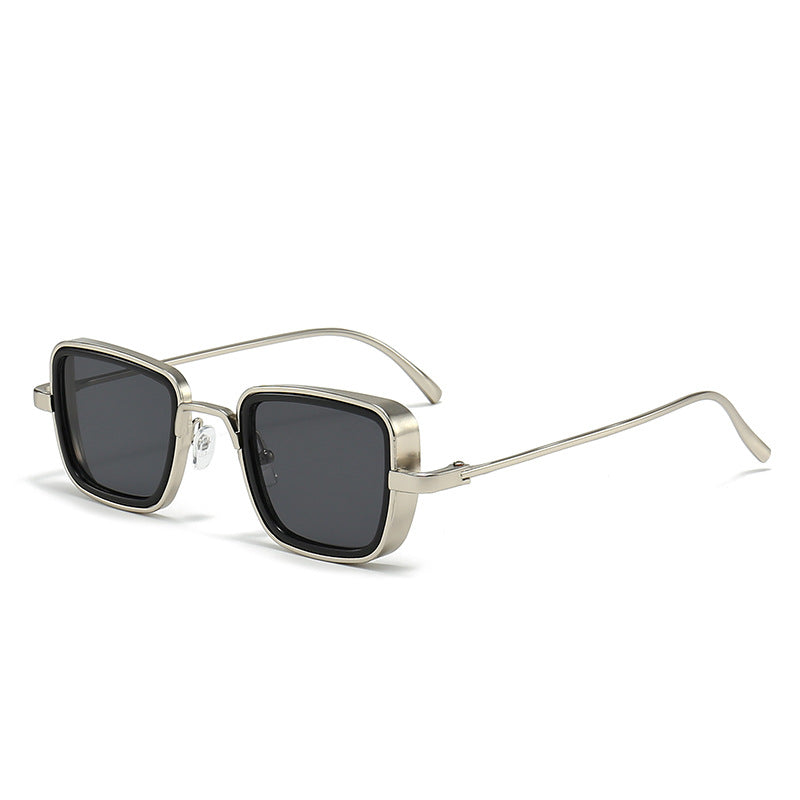 Men's Retro Thick Edge Metal Sunglasses
