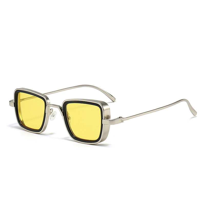 Men's Retro Thick Edge Metal Sunglasses