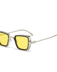 Men's Retro Thick Edge Metal Sunglasses