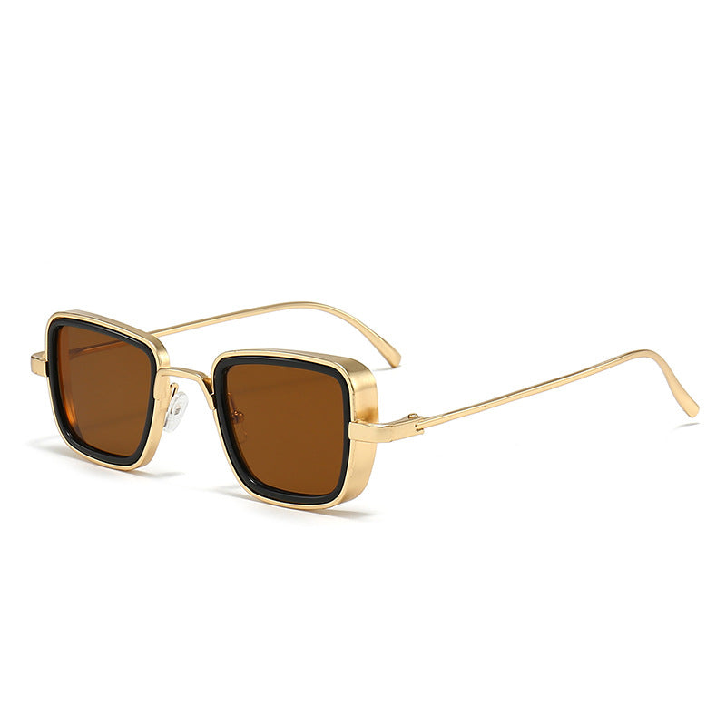 Men's Retro Thick Edge Metal Sunglasses