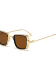 Men's Retro Thick Edge Metal Sunglasses