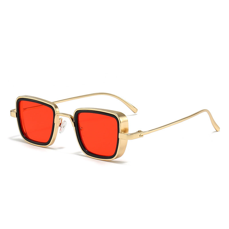 Men's Retro Thick Edge Metal Sunglasses